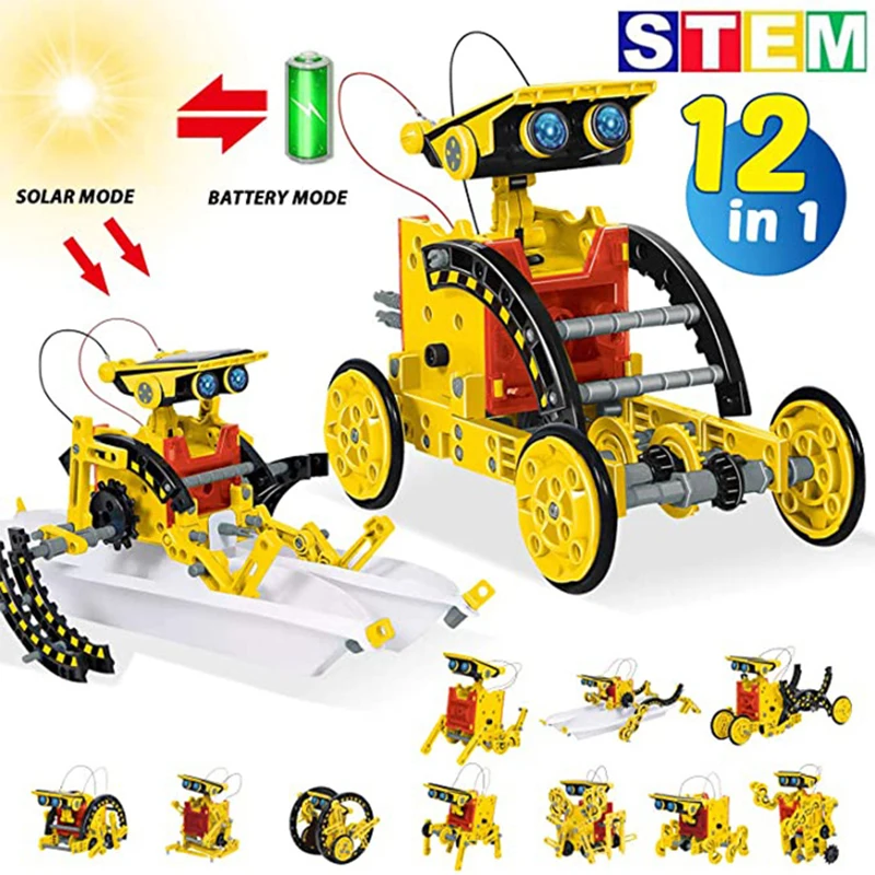 Electronics Gadgets For Kids - 12 in 1 과학 실험 태양