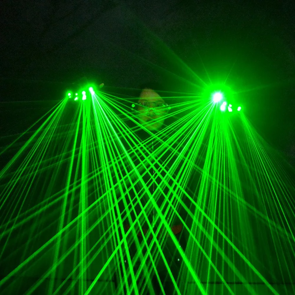 Led Gloves Music - 녹색 레이저 장갑 레이저 플래시 손가락
