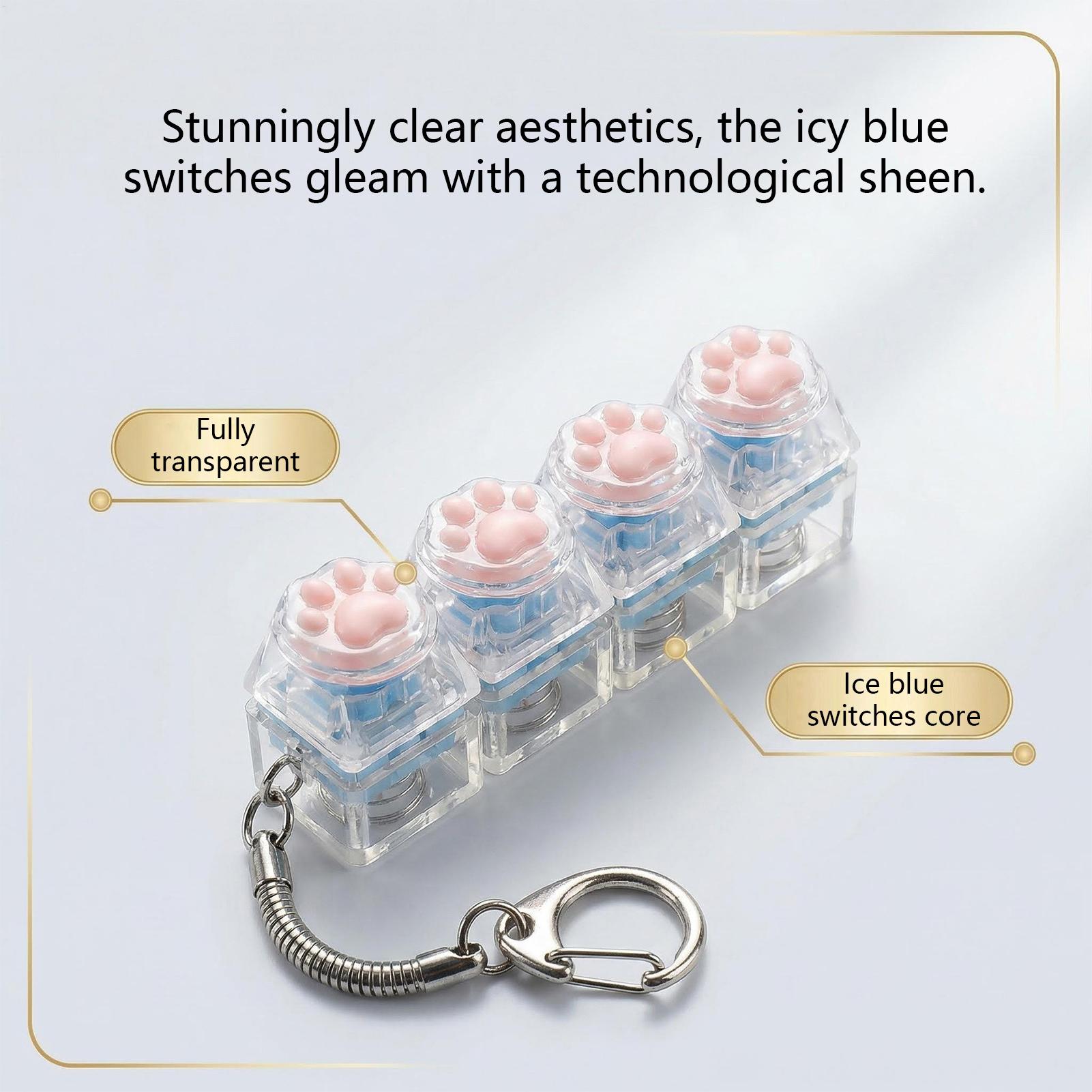 LED 키보드 키체인 피젯 장난감 크리스탈 클리커 감각 - Electronics Gadgets For Kids 리뷰 및 가격