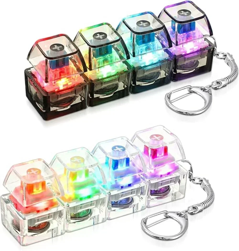 LED 키보드 키체인 피젯 장난감 크리스탈 클리커 감각 - Electronics Gadgets For Kids 리뷰 및 가격