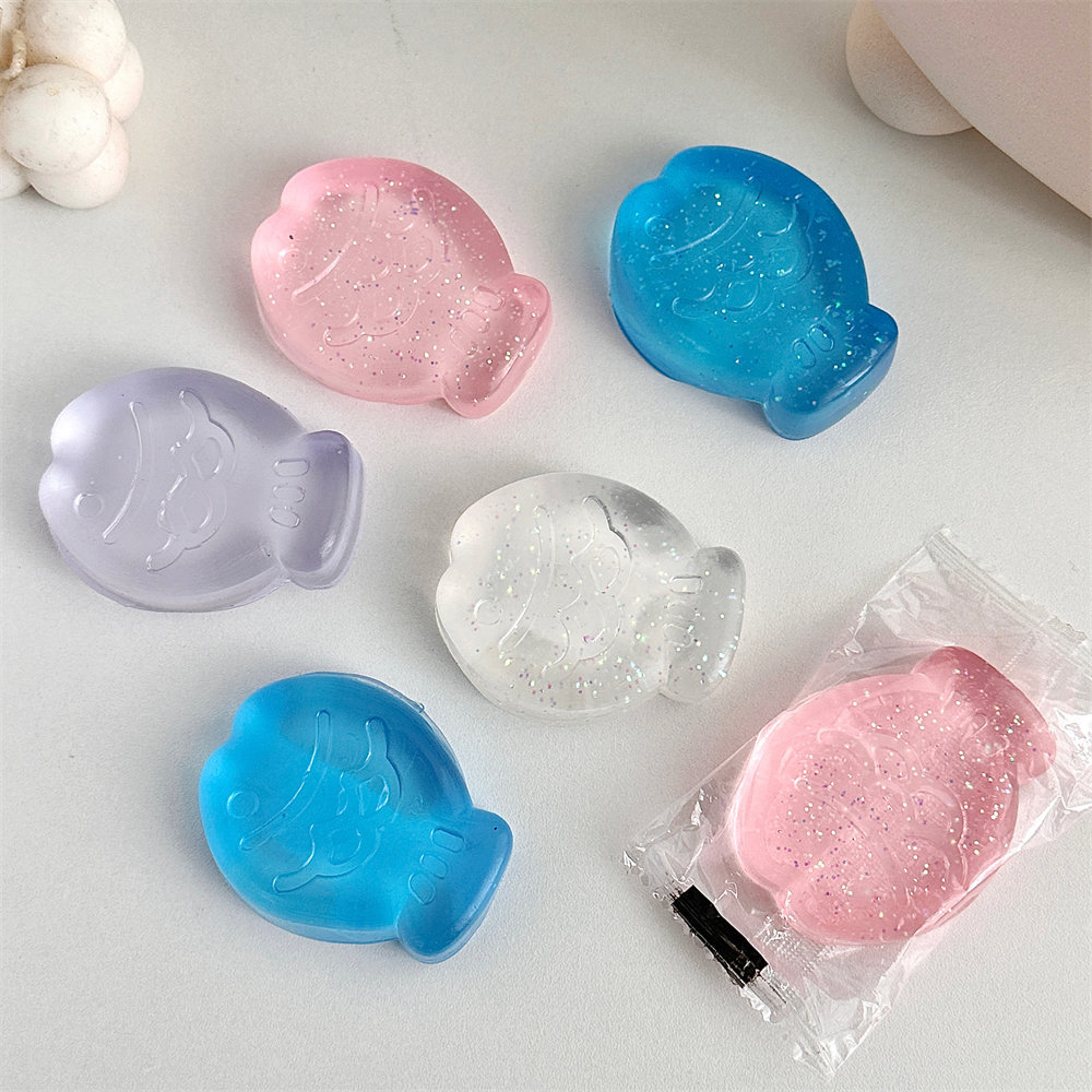 다채로운 투명 물고기 끈적끈적한 스퀴즈 장난감, TPR - Electronics Gadgets For Kids 리뷰 및 가격