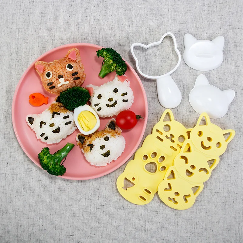 실리콘 주먹밥 틀 귀여운 고양이 토끼 일본식 도시락 메 - Japanese Electronics Gadgets 리뷰 및 가격