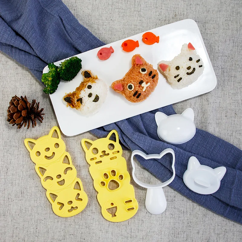실리콘 주먹밥 틀 귀여운 고양이 토끼 일본식 도시락 메 - Japanese Electronics Gadgets 리뷰 및 가격