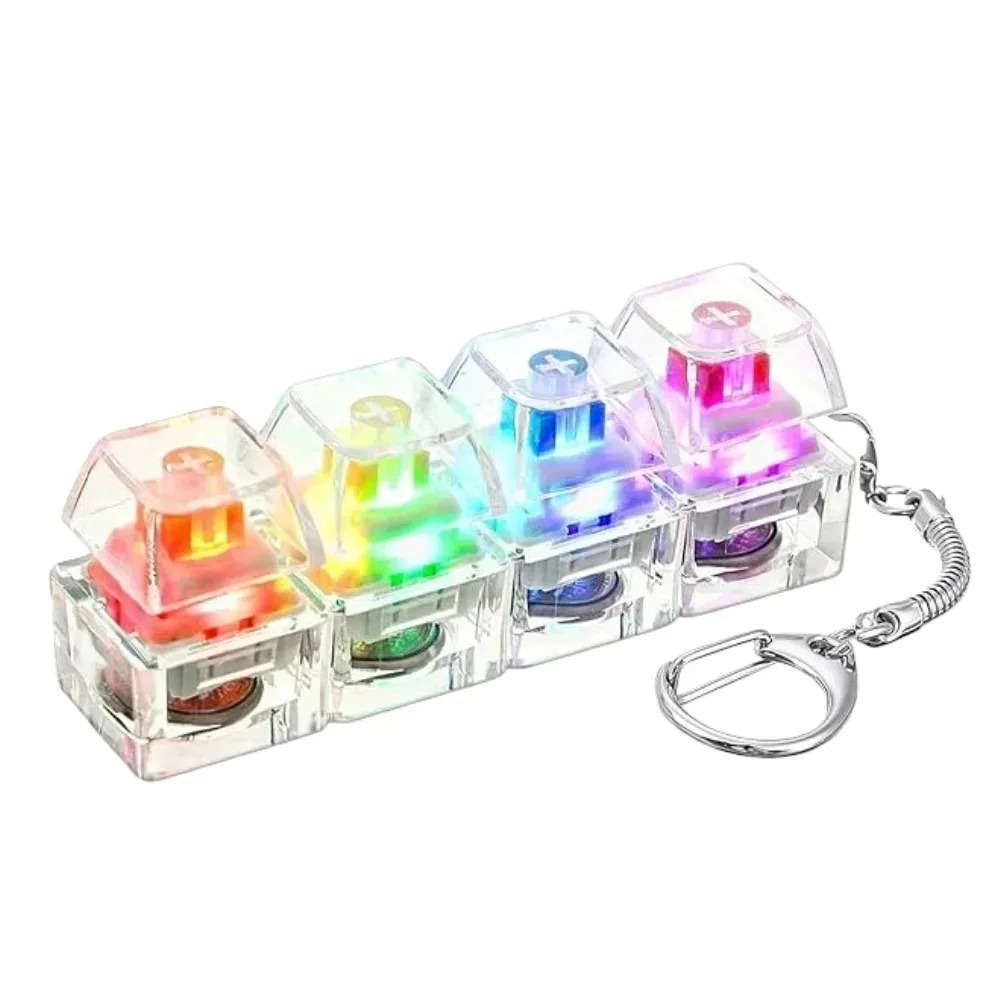 '/LED 키보드 키체인 피젯 장난감 크리스탈 클리커  - Electronics Gadgets For Kids 리뷰 및 가격